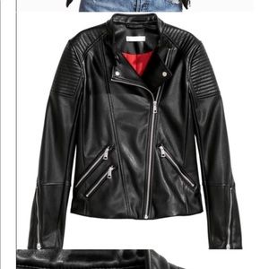 Brand new faux leather jacket H&M
